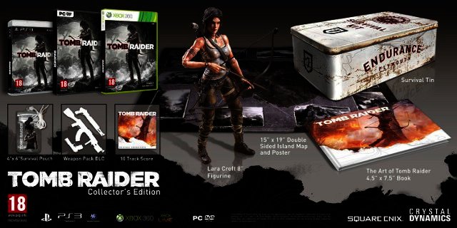 tomb raider extras, endurance, collectors edition