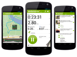 Endomondo tracking app