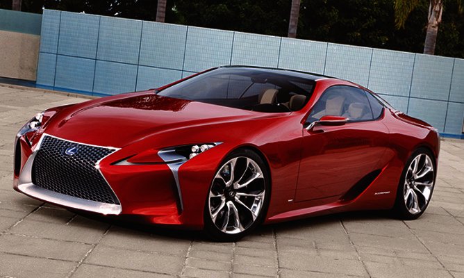 3. Lexus LF-LC Sporty 2+2 Hybrid Coupe concept