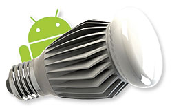 Android and Lighbulb off the future