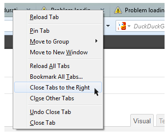 firefox close all tabs firefox close all tabs