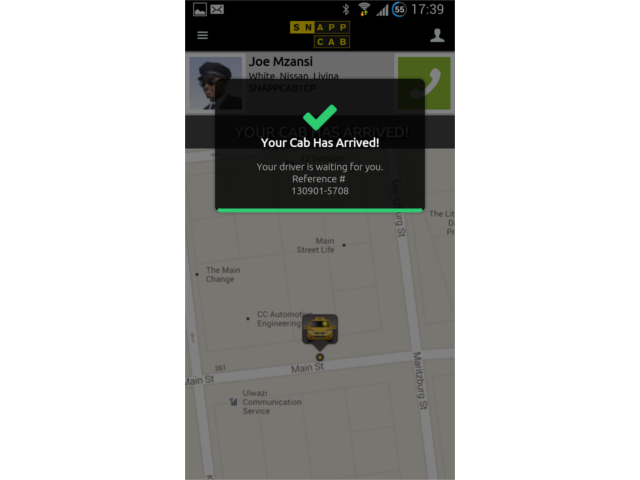SnappCab, local news, South Africa, app downloads, Android, iOS, Google Play, mobile OS, mobile platform, Johannesburg, Cape Town, Durban