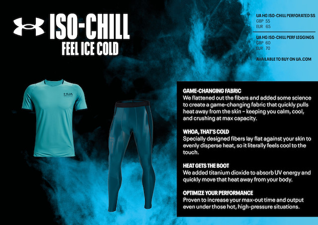 Planeet concert cliënt News: Latest Under Armour Iso-Chill gear takes you from hot to cold